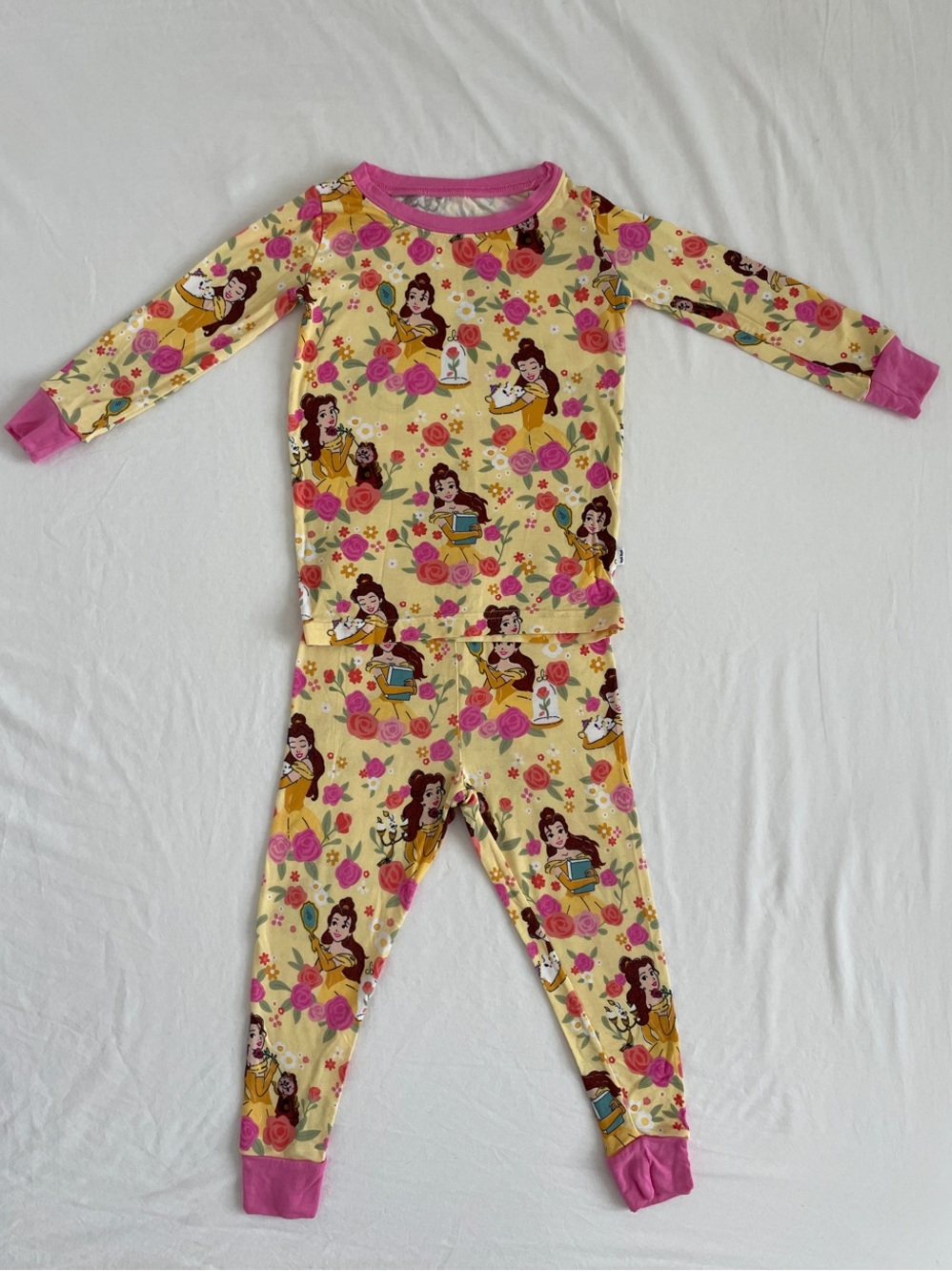 Little Sleepies Disney Princess Beauty and the Beast Pajama 18-24M / EUC